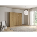 Vertikales Schrankbett 160x190 cm Kentaro Lagerbestand