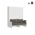 Klappbares Doppelbett mit Sofa Sofà Kentaro Aktion