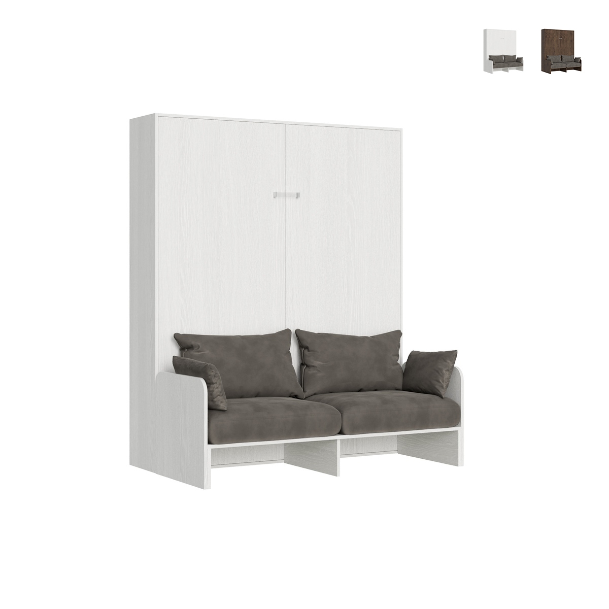 Klappbares Doppelbett mit Sofa Sofà Kentaro