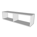 Französisches Schrankbett 140x190 mit Klapphängeschrank Kentaro Rabatte