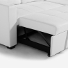 Schlafsofa 3 Plätze mit USB-C Staufach Buchregal Civis 