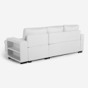 Schlafsofa 3 Plätze mit USB-C Staufach Buchregal Civis 