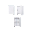 Multifunktionales Badezimmer- und Waschraummöbel aus PVC 45x50 mit Tür Negrari FB9006K Katalog