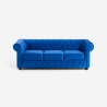 Sofa Chesterfield aus Samt 3-Sitzer im klassischen Vintage-Stil Norwich
 Verkauf