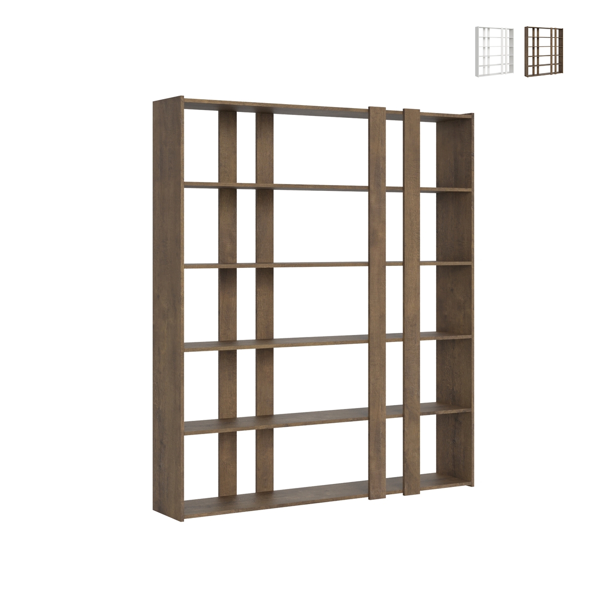 Wandregal mit 6 Regalböden, modernes Design, 178x36x204cm, Kato A Large Katalog Wandregal mit 6 Regalböden, modernes Design, 178x36x204cm, Kato A Large Katalog