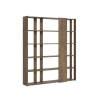 Büro- und Wohnzimmerregal im Design, beidseitig, mit 6 Ablagen 78x36x204 Kato D Rabatte