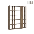 Büro- und Wohnzimmerregal im Design, beidseitig, mit 6 Ablagen 78x36x204 Kato D Aktion