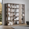 Büro- und Wohnzimmerregal im Design, beidseitig, mit 6 Ablagen 78x36x204 Kato D Verkauf