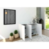 Moderne Anrichte mit 3 Türen für Wohnzimmer, Esszimmer, Küche 130x40x83 Lumina Auswahl