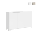 Moderne Anrichte mit 3 Türen für Wohnzimmer, Esszimmer, Küche 130x40x83 Lumina Aktion
