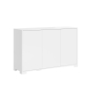 Moderne Anrichte mit 3 Türen für Wohnzimmer, Esszimmer, Küche 130x40x83 Lumina Rabatte
