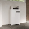 Moderner Highboard-Schrank 2-türig platzsparend 70x35x110 Riflesso Verkauf