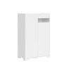 Moderner Highboard-Schrank 2-türig platzsparend 70x35x110 Riflesso Rabatte