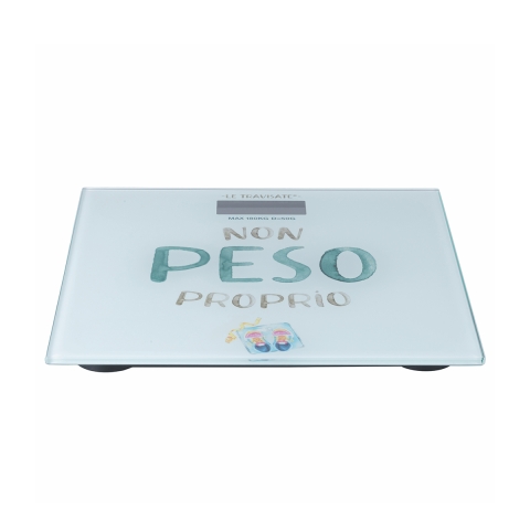 Digitale Personenwaage 180kg mit Glasdesign Le Travisate Aktion