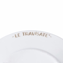 Set aus 6 Beilagentellern aus Porzellan, verschiedene Designs, Le Travisate Auswahl