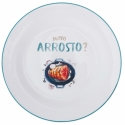 Set mit 6 flachen Keramiktellern, verschiedene Dekore Le Travisate Angebot