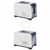 Elektrischer Toaster, 2 Scheiben, Industrial Design, Weiß, Victionary Verkauf