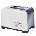 Elektrischer Toaster, 2 Scheiben, Industrial Design, Weiß, Victionary Angebot