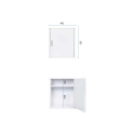 Waschraum-Set mit Hängeschrank und Säule Negrari COMP 5 Sales