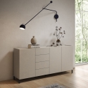 Moderne Design Anrichte mit 3 Türen und 4 Schubladen 174x40x84 Solaria Verkauf