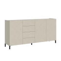 Moderne Design Anrichte mit 3 Türen und 4 Schubladen 174x40x84 Solaria Rabatte