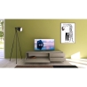 Minimalistisches TV-Rack mit 1 Fach und 2 Schubladen, 160x42x40, Solaria Lagerbestand