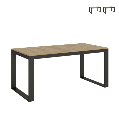 Ausziehbarer Tisch 18 Plätze im Industriedesign 90×180-440 Tecno Evolution Aktion