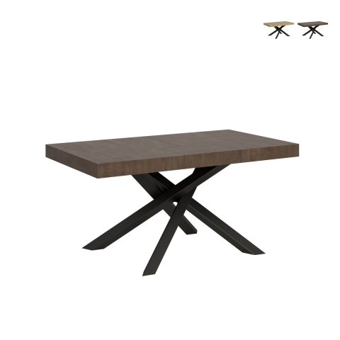 Ausziehbarer Tisch mit Kreuzbeinen, modernes Design 90×160-264 Volantis Aktion