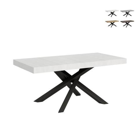 Ausziehbarer Tisch für 12 Personen, modernes Design, 90×180-284 Volantis Aktion