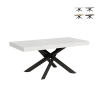 Ausziehbarer Tisch für 12 Personen, modernes Design, 90×180-284 Volantis Aktion
