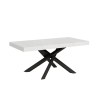 Ausziehbarer Tisch für 12 Personen, modernes Design, 90×180-284 Volantis Modell