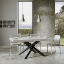 Ausziehbarer Tisch für 12 Personen, modernes Design, 90×180-284 Volantis Verkauf