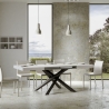 Ausziehbarer Tisch für 12 Personen, modernes Design, 90×180-284 Volantis Kosten