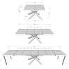 Ausziehbarer Tisch 16 Personen 90×130-390 cm Volantis Preis