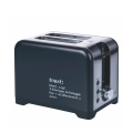 Elektrischer Toaster 2 Scheiben Timer Industrielles Design Schwarz Victionary Aktion