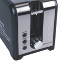 Elektrischer Toaster 2 Scheiben Timer Industrielles Design Schwarz Victionary Katalog
