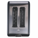 Elektrischer Toaster 2 Scheiben Timer Industrielles Design Schwarz Victionary Auswahl
