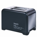 Elektrischer Toaster 2 Scheiben Timer Industrielles Design Schwarz Victionary Angebot