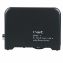 Elektrischer Toaster 2 Scheiben Timer Industrielles Design Schwarz Victionary Rabatte