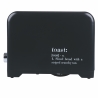Elektrischer Toaster 2 Scheiben Timer Industrielles Design Schwarz Victionary Rabatte