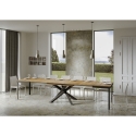 Ausziehbarer Tisch im modernen Industriedesign 90×160-420 Volantis Evolution Rabatte