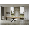 Ausziehbarer Tisch im modernen Industriedesign 90×160-420 Volantis Evolution Rabatte