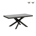 Moderner ausziehbarer Tisch mit Kreuzbeinen 90×180-440 Volantis Evolution Aktion