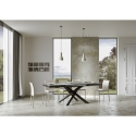 Moderner ausziehbarer Tisch mit Kreuzbeinen 90×180-440 Volantis Evolution Katalog