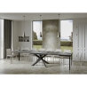 Moderner ausziehbarer Tisch mit Kreuzbeinen 90×180-440 Volantis Evolution Lagerbestand