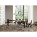Moderner quadratischer ausziehbarer Tisch 90×90-246 Everyday im Industrie-Stil Katalog