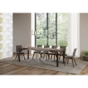 Moderner quadratischer ausziehbarer Tisch 90×90-246 Everyday im Industrie-Stil Katalog