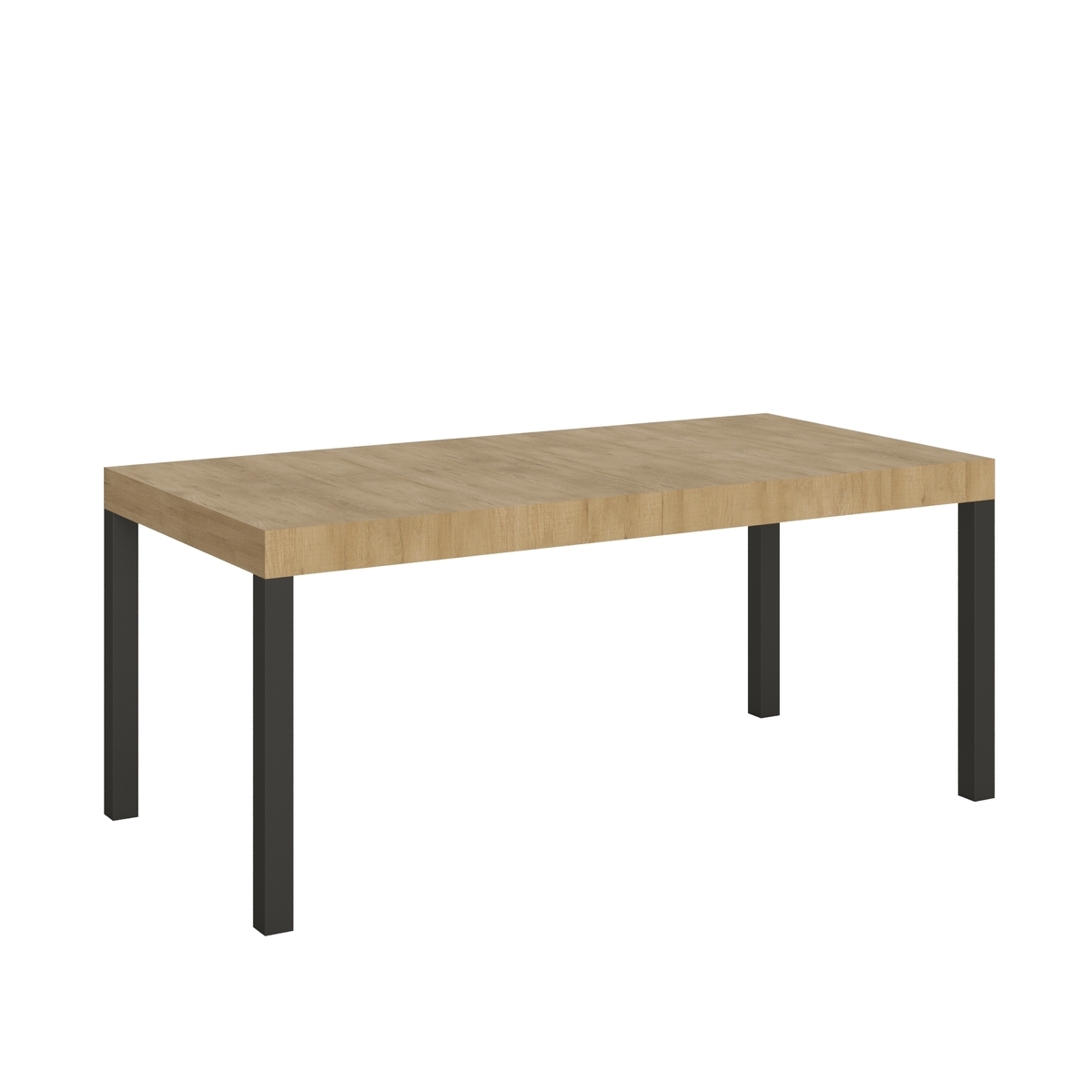 Ausziehbarer Esstisch im Industriedesign aus Metall und Holz für 18 Personen 90×180-440 Everyday Aktion Ausziehbarer Esstisch im Industriedesign aus Metall und Holz für 18 Personen 90×180-440 Everyday Aktion