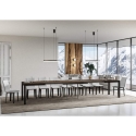 Ausziehbarer Esstisch Industrial Minimal Holz Metall 90×180-440 Everyday Evolution Lagerbestand