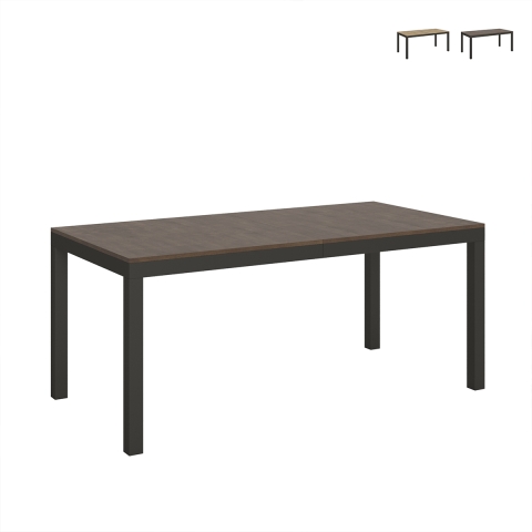 Ausziehbarer Esstisch Industrial Minimal Holz Metall 90×180-440 Everyday Evolution Aktion